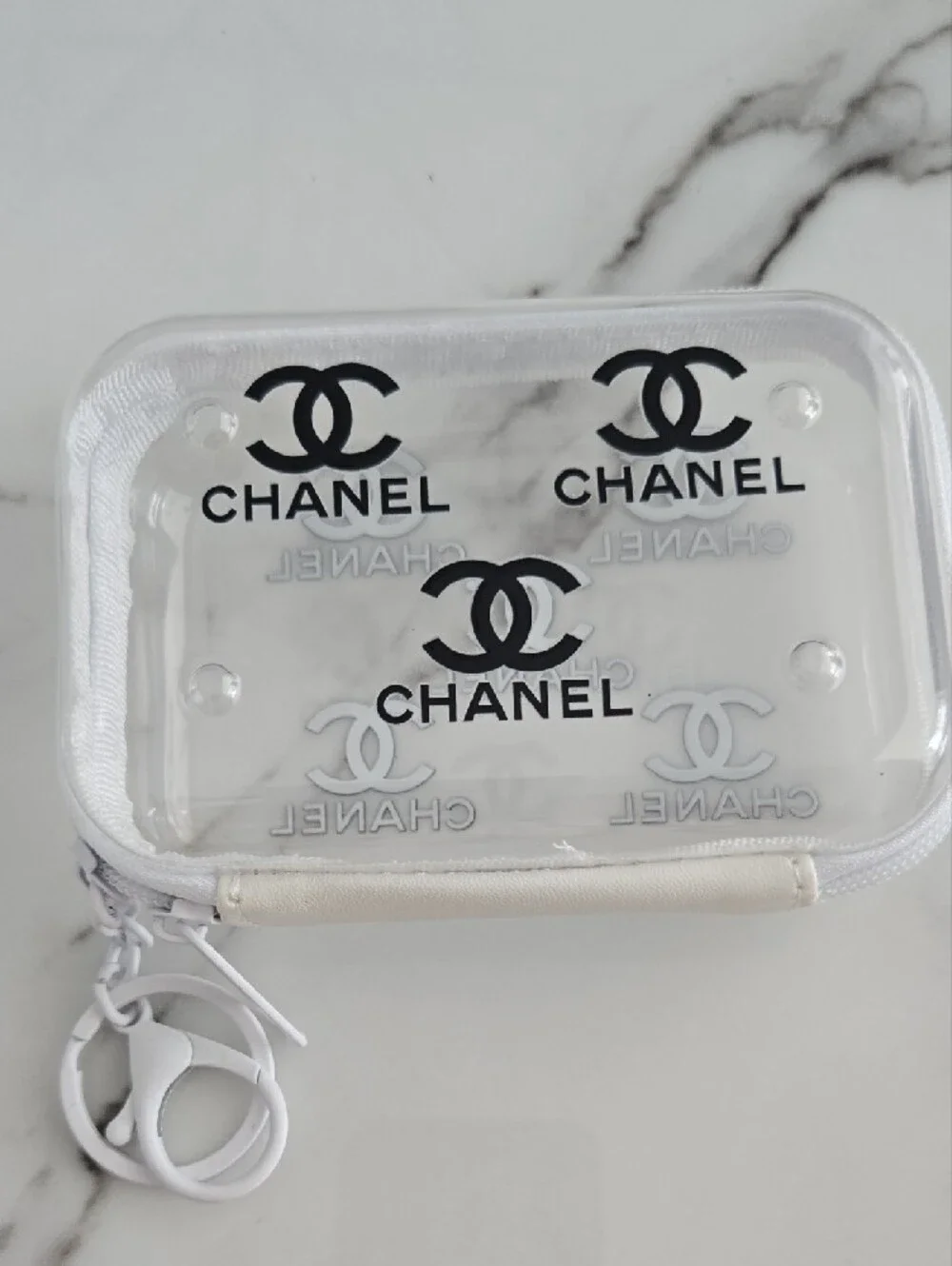 Mini Clear Card & Key Holder